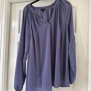 Torrid Purple Blouse size 2
